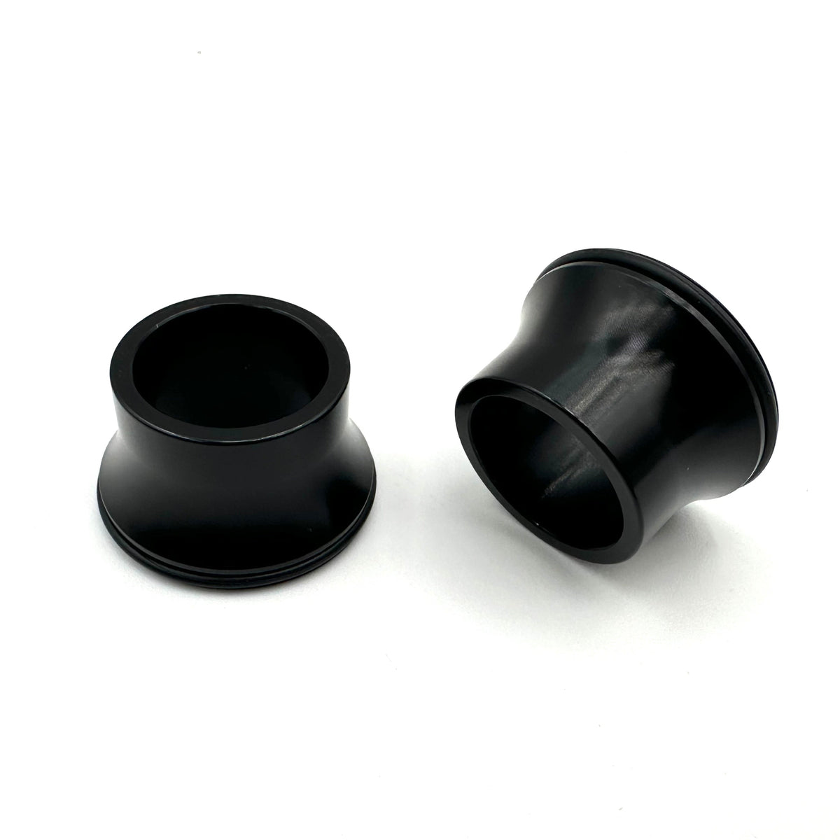 Black E-Moto Front Wheel Spacers (Pair) | Surron, Talaria, E-Ride Pro
