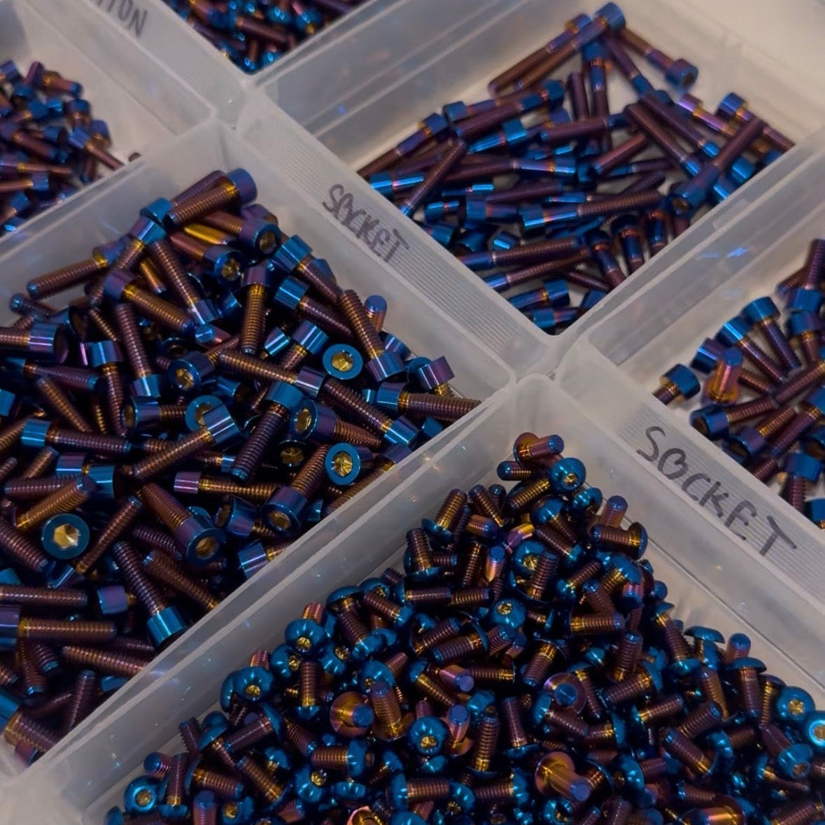 Ebox Titanium Bolt Kit – 30-Piece Full Set