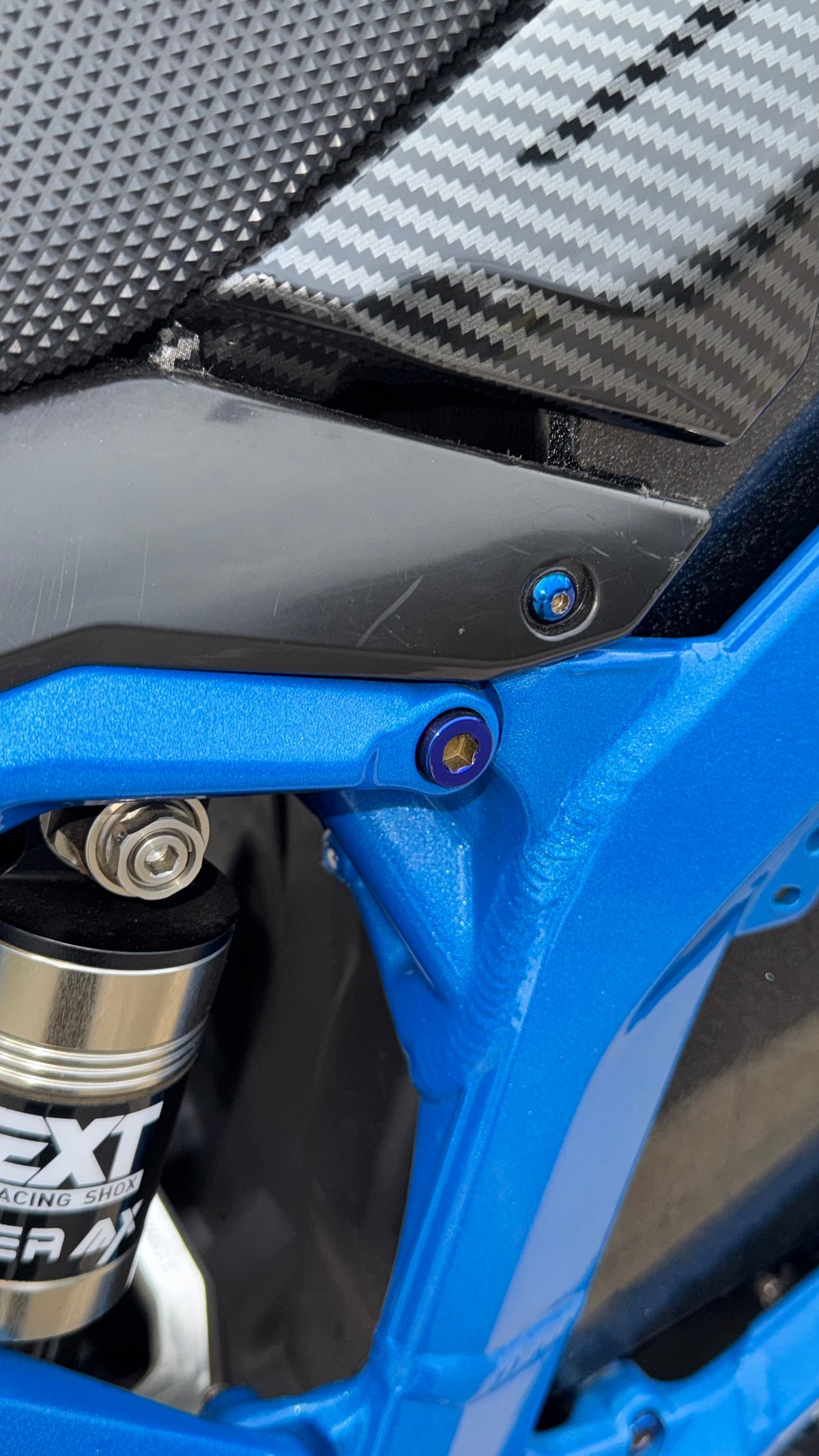 E-Moto Titanium Subframe Bolt Set – 4-Piece