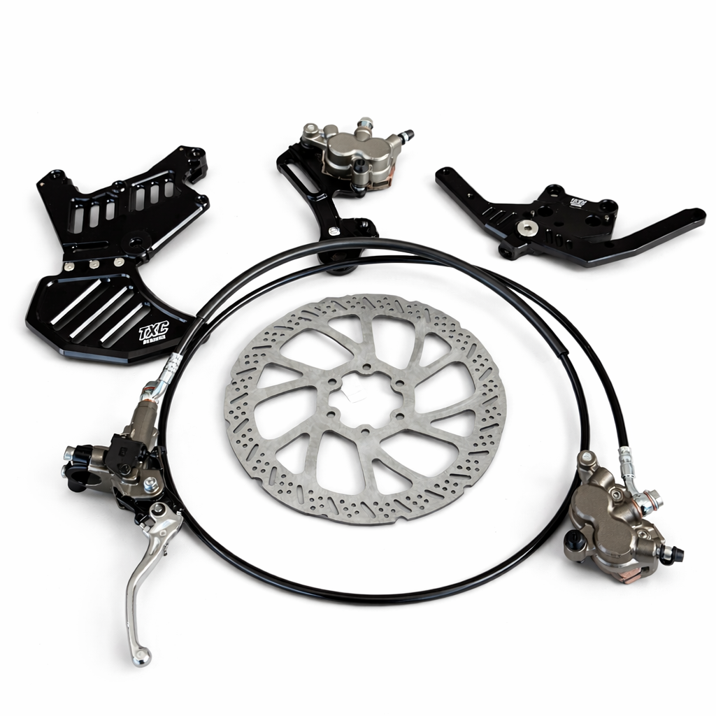 Brake Upgrades V2 | High-Performance E-Moto Brake Kits for Surron, Talaria & E-Ride | TXC Designs