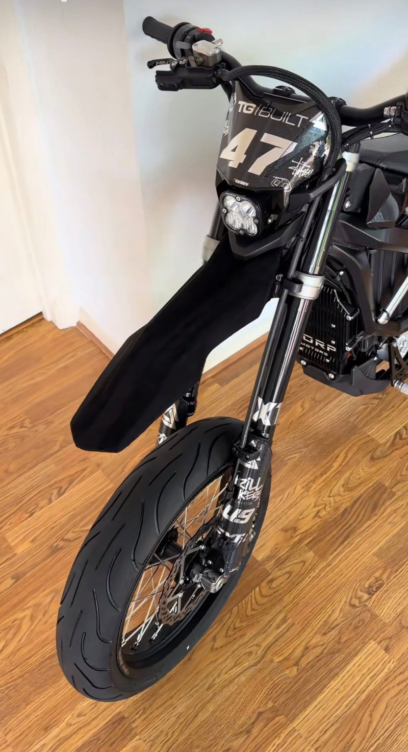 Front and Rear Fender Suede