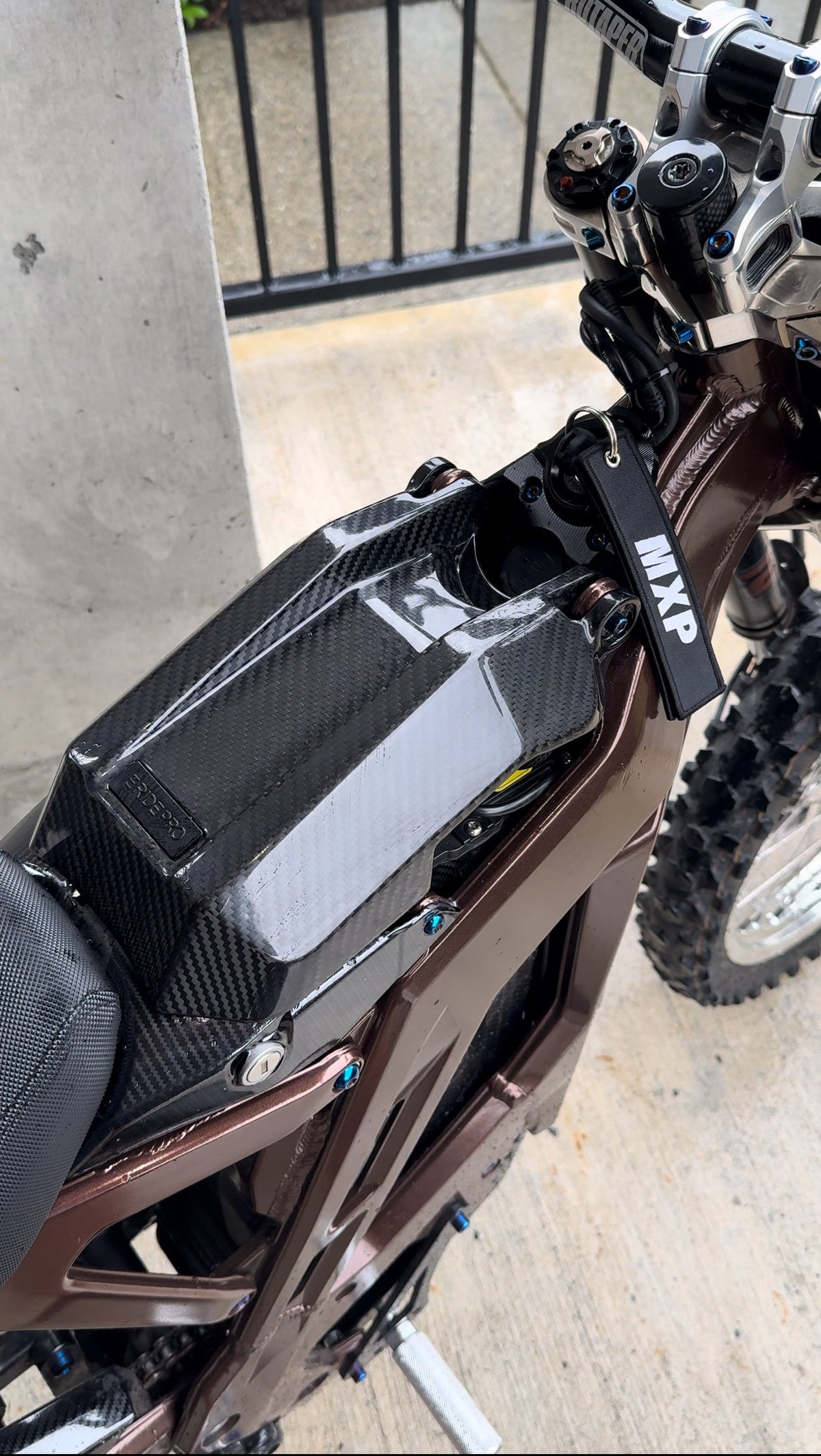 E-Ride Pro 1.0 / 2.0 / 3.0 | Battery Lid | Carbon Fiber Look