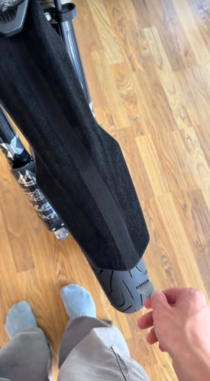 Front and rear fender suede