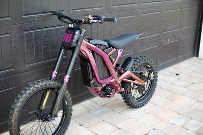 Surron Light Bee | Custom Bike Build | Pink Powder Coat + Pinkout Package