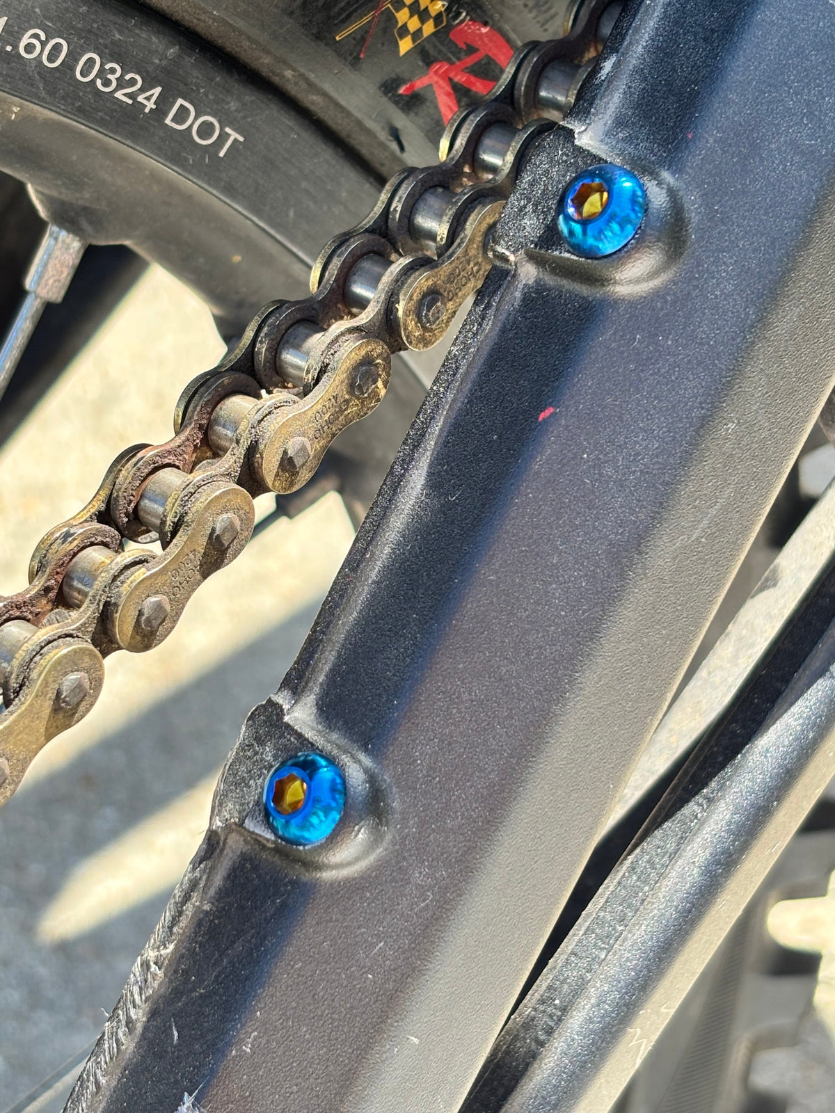 E-Ride Pro Titanium Chain Guard Bolts (2-Piece)