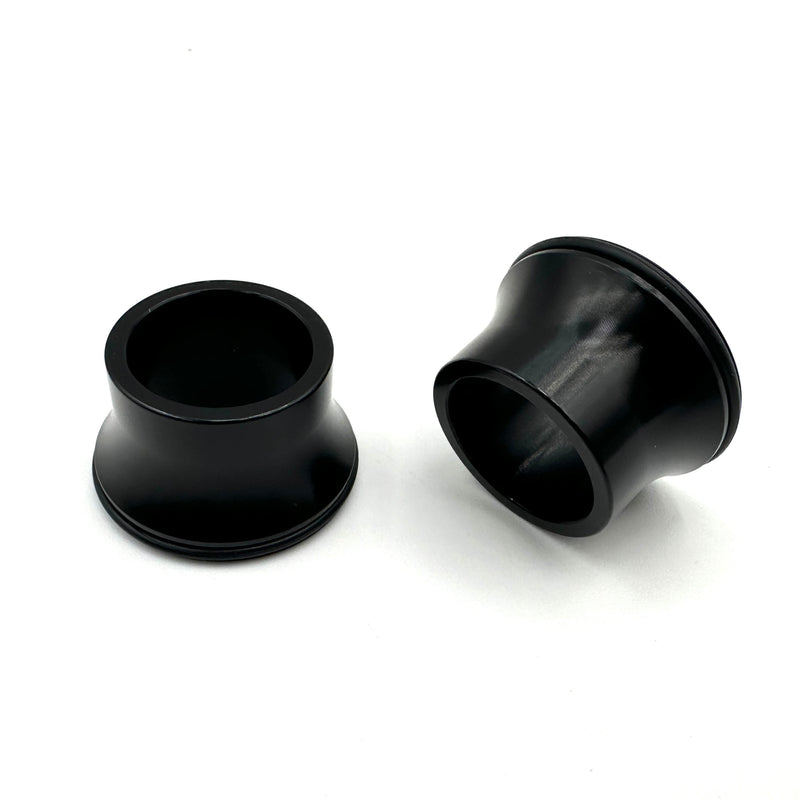 Black E-Moto Front Wheel Spacers (Pair) | Surron, Talaria, E-Ride Pro