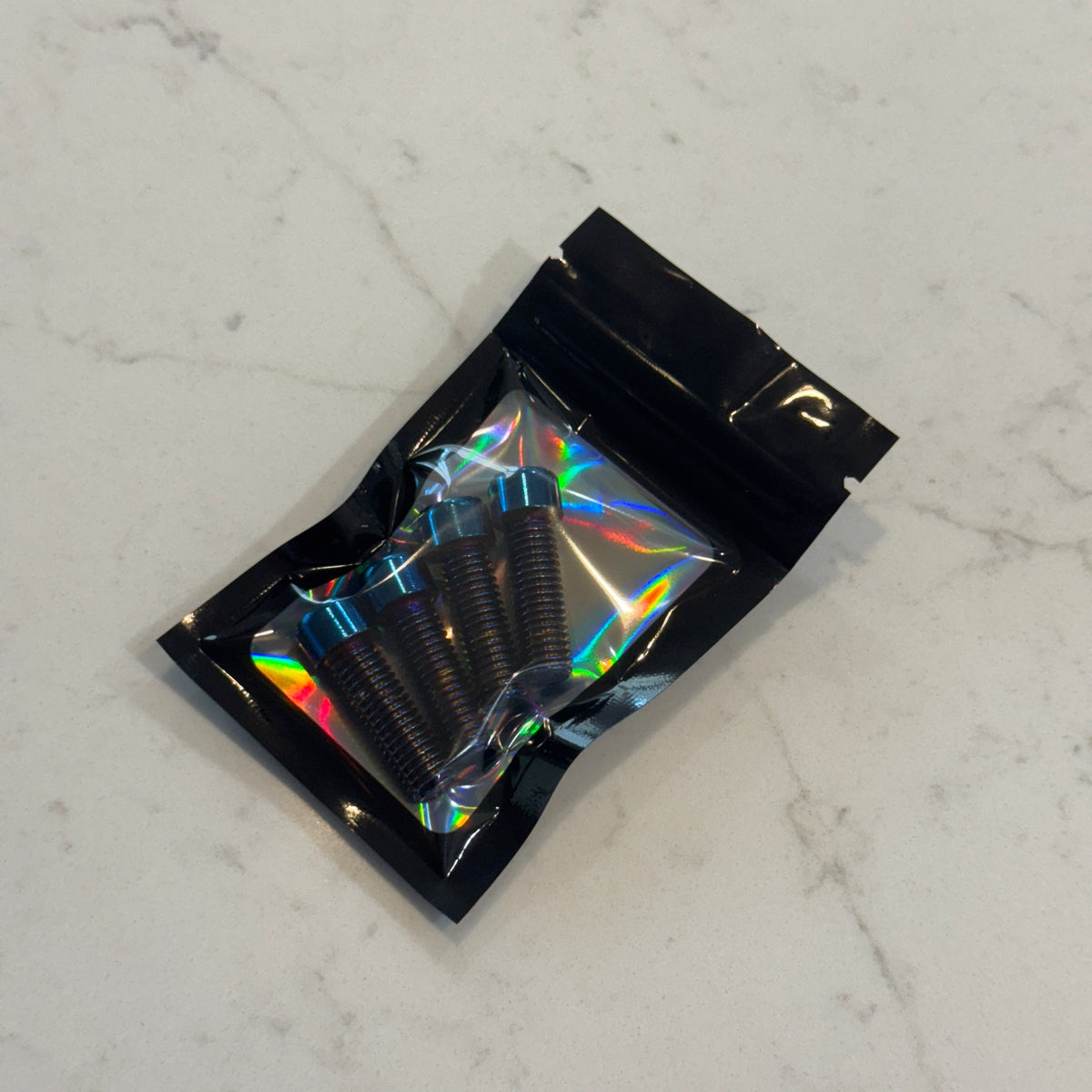Burnt Blue Titanium Peg Mount Bolts for Surron & E-Moto | Set of 4