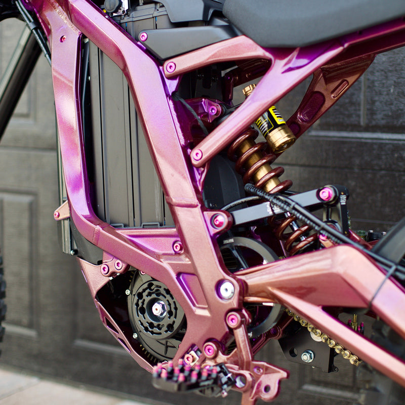 Surron Light Bee | Custom Bike Build | Pink Powder Coat + Pinkout Package