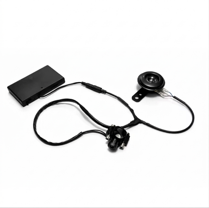 Battery-Powered E-Bike Horn Kit with Battery Pack & Button