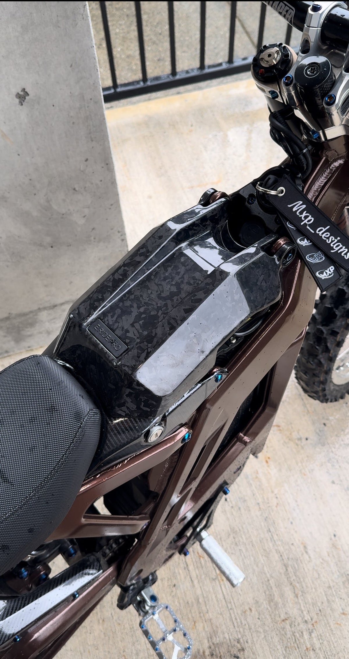 E-Ride Pro 1.0 / 2.0 / 3.0 | Battery Lid | Carbon Fiber Look