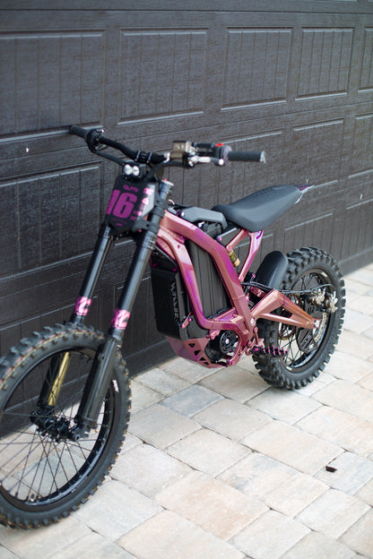 Surron Light Bee | Custom Bike Build | Pink Powder Coat + Pinkout Package