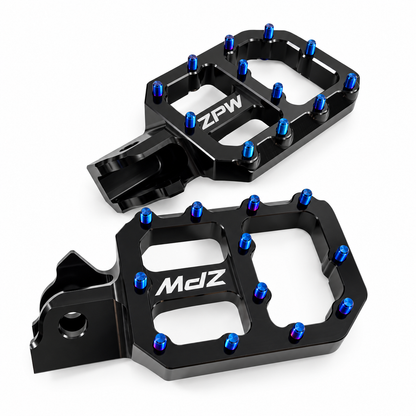 Mini E-Moto Foot Pegs with Titanium Grip Bolts