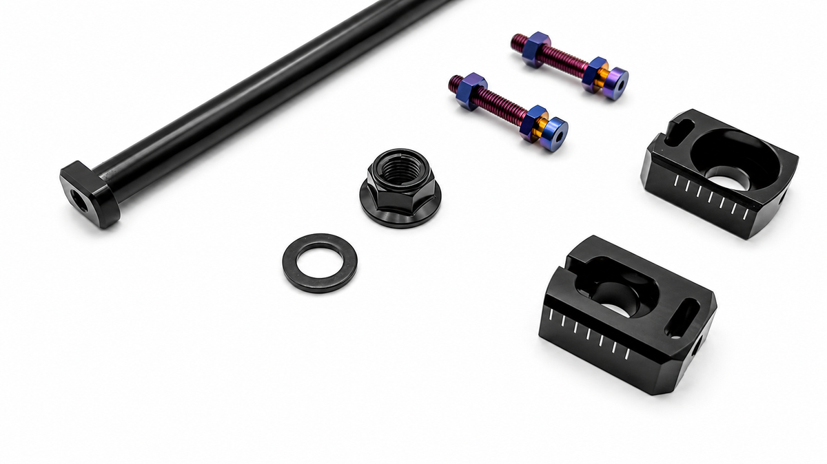 Warp 9 12mm Rear Axle Kit for E-Ride Pro SR/3.0