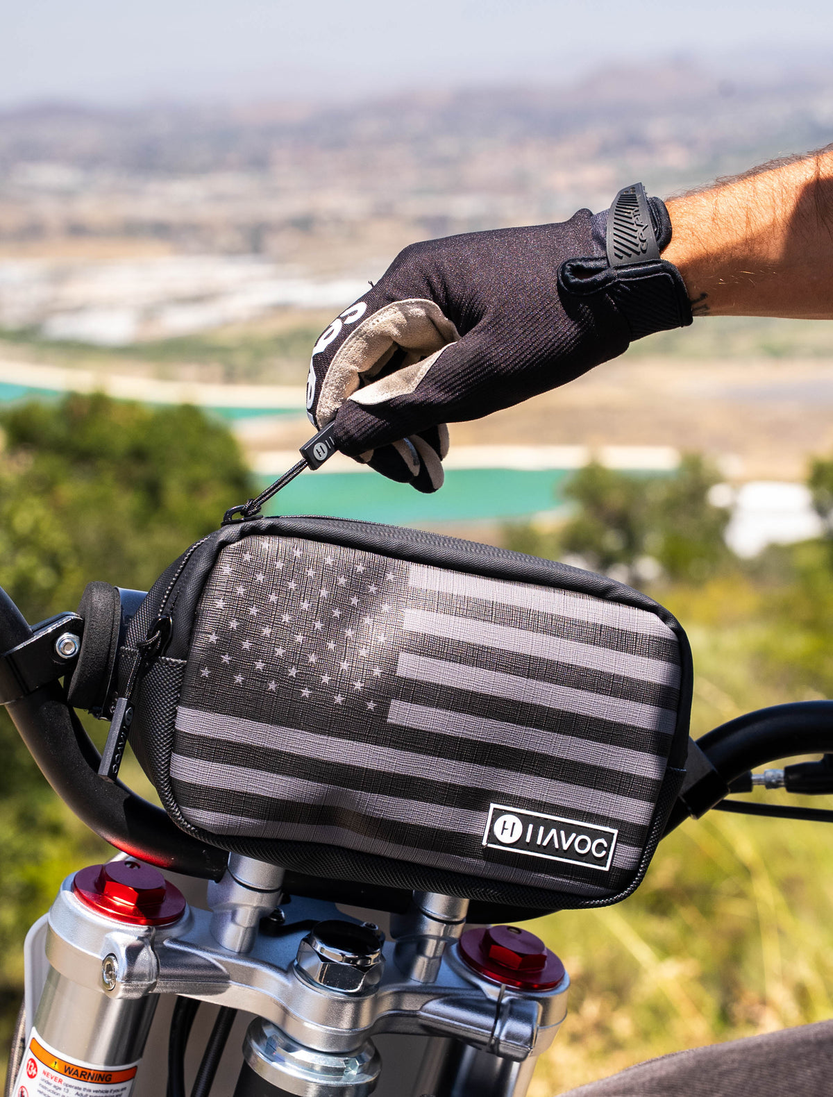 Havoc Universal E-Moto Handlebar Bag | TXC Designs