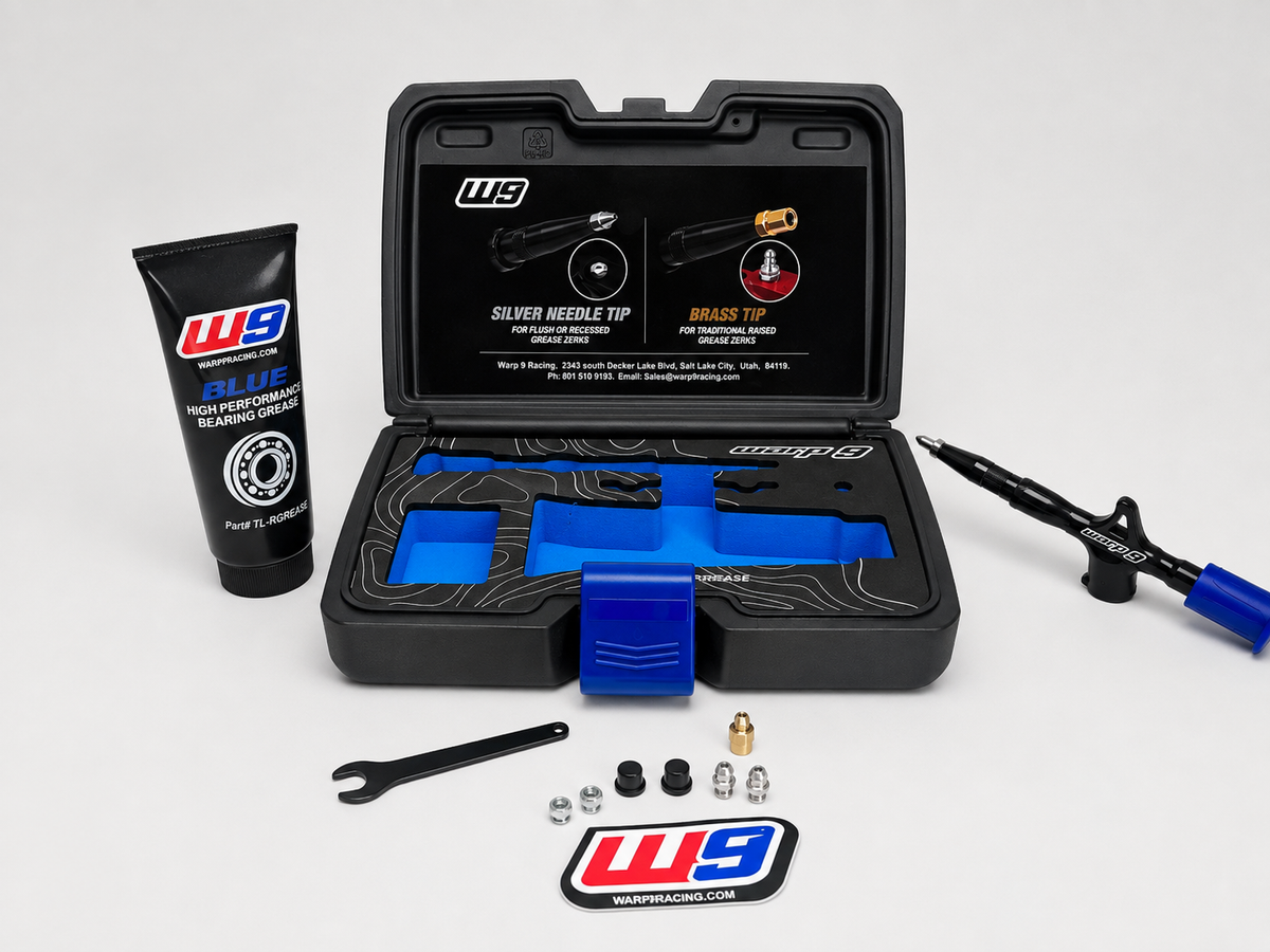 Warp 9 Grease Gun Kit for E-Moto & Motorcycle Linkages