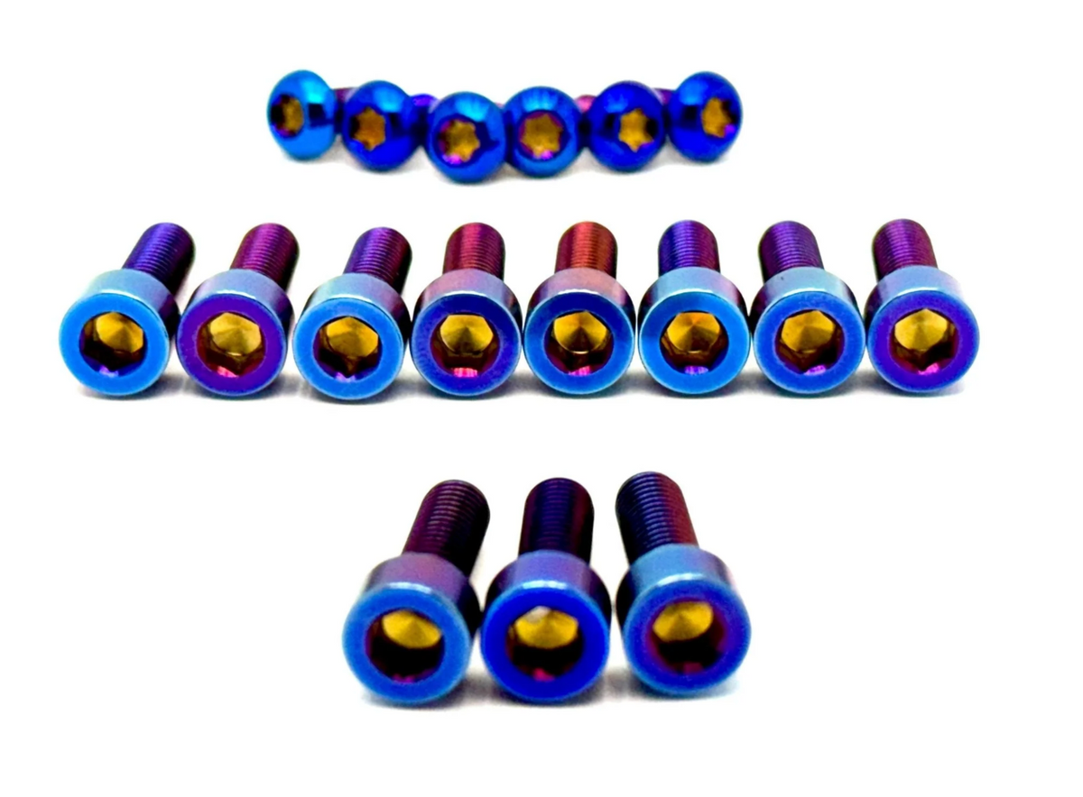 RFloXa Hawk31 Pro / Max | Titanium Fork Bolt Kits | 21 pcs