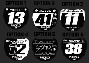 TXC ODI Plate Decal