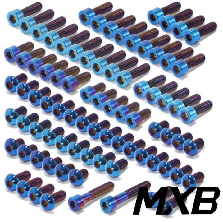 Ebox Titanium Bolt Kit – 30-Piece Full Set