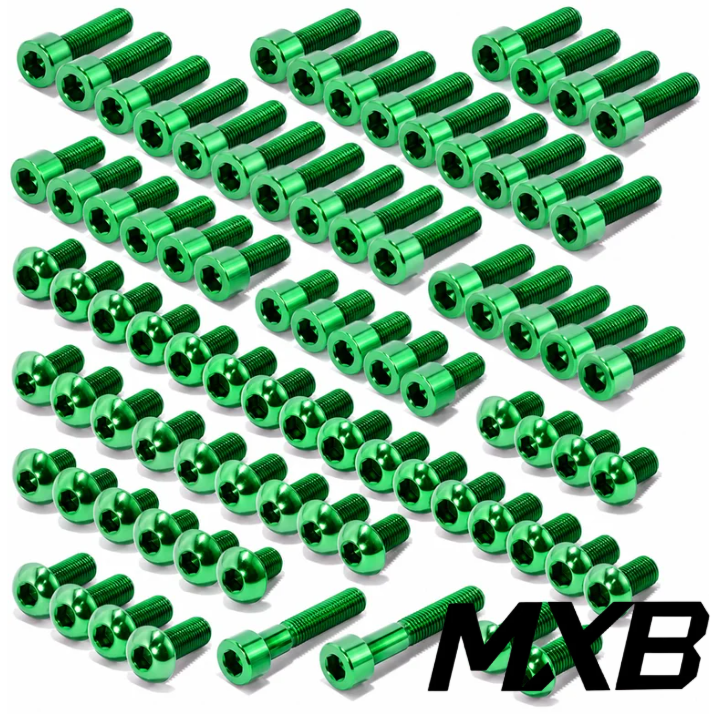 Ebox Titanium Bolt Kit – 30-Piece Full Set