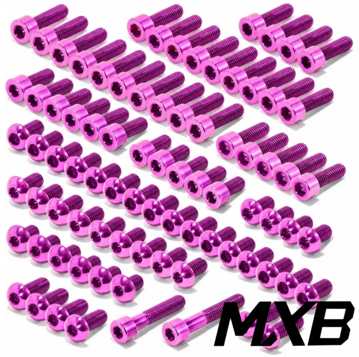 Ebox Titanium Bolt Kit – 30-Piece Full Set