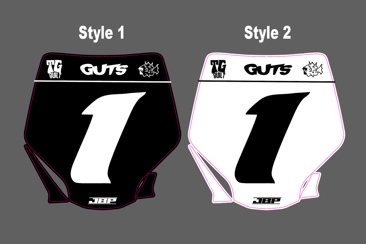 Stark Varg Race Front Plate Decal | Custom Vinyl