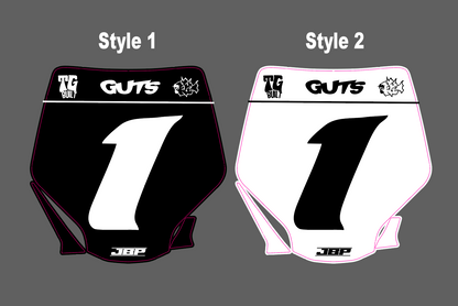 Stark Varg Race Front Plate Decal | Custom Vinyl