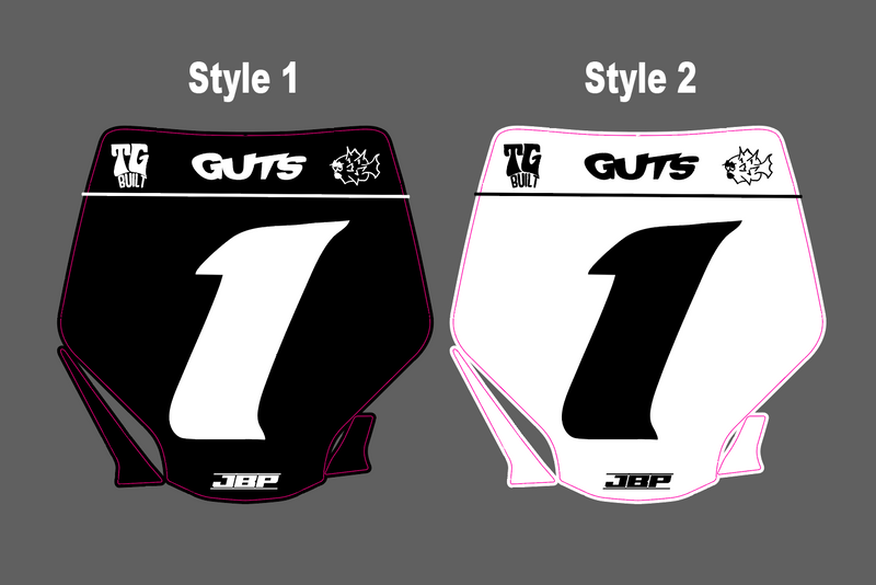 Stark Varg Race Front Plate Decal | Custom Vinyl