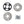 12” CHROME Supermoto Wheel Set Kit Tuttio/Yozma/HeyBike/Razor