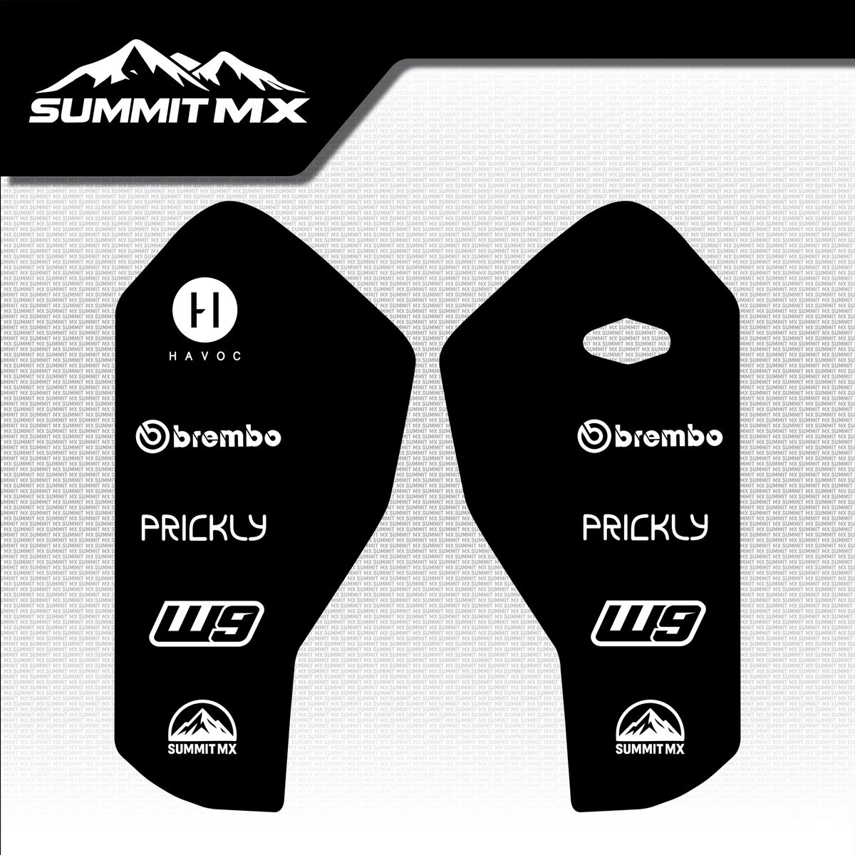 Stark Varg Fork Guard Decals – 4 Styles & 9 Finishes