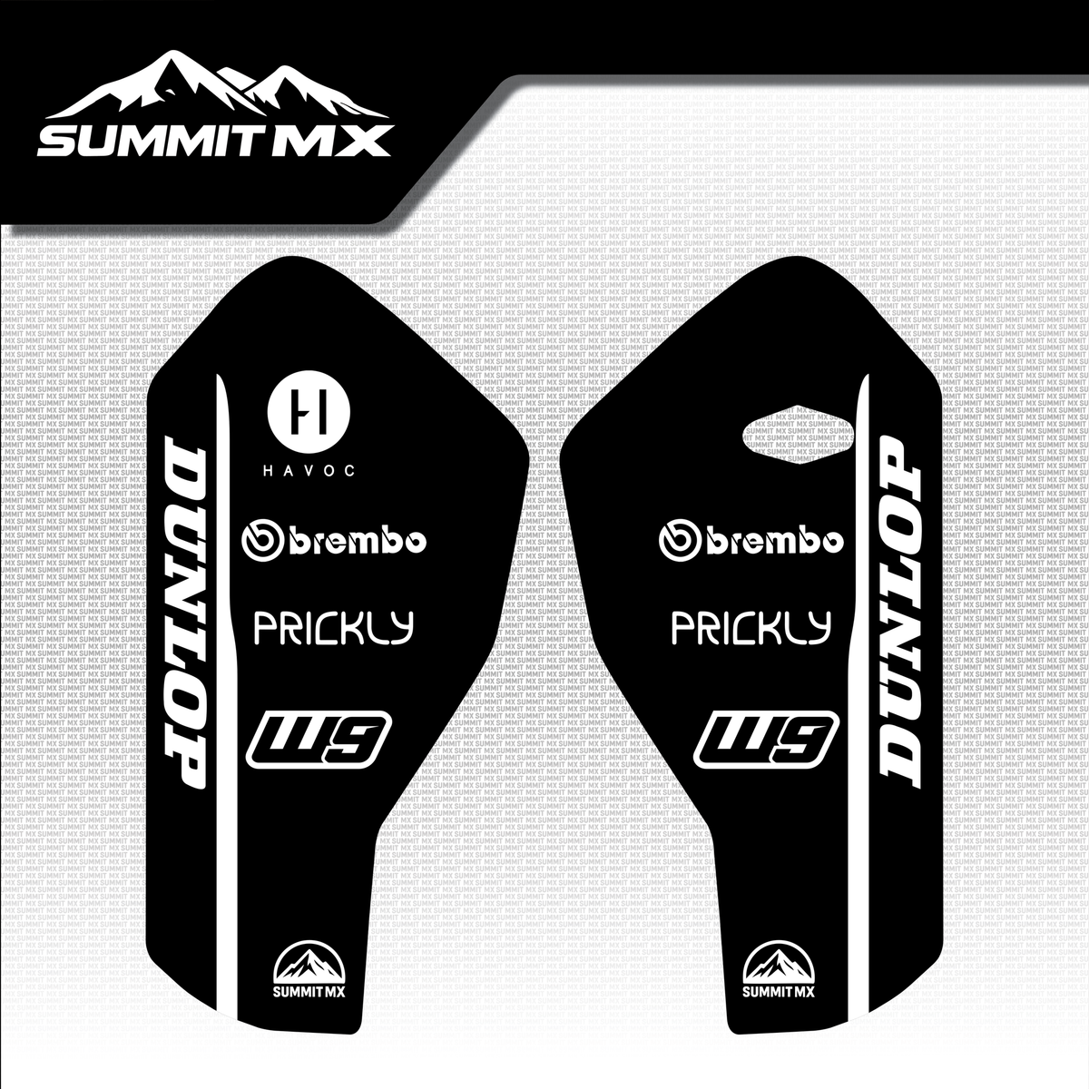 Stark Varg Fork Guard Decals – 4 Styles & 9 Finishes