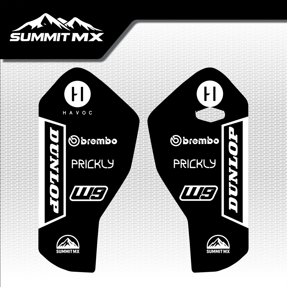 Stark Varg Fork Guard Decals – 4 Styles & 9 Finishes