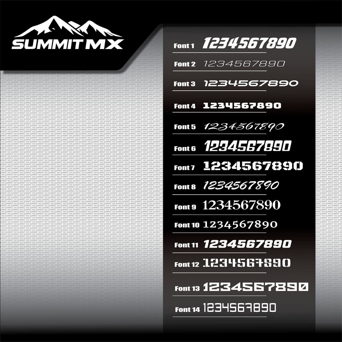 Rtech Surron Ultra Bee Side Fender Decals