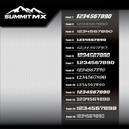 Rtech Surron Ultra Bee Side Fender Decals