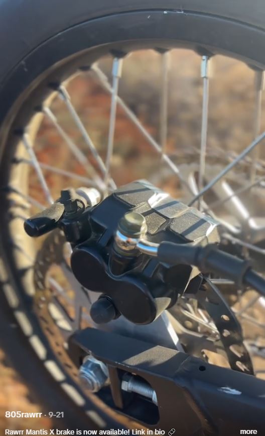 Rawrr Mantis X & 72V Mantis Front + Rear Brake Kit