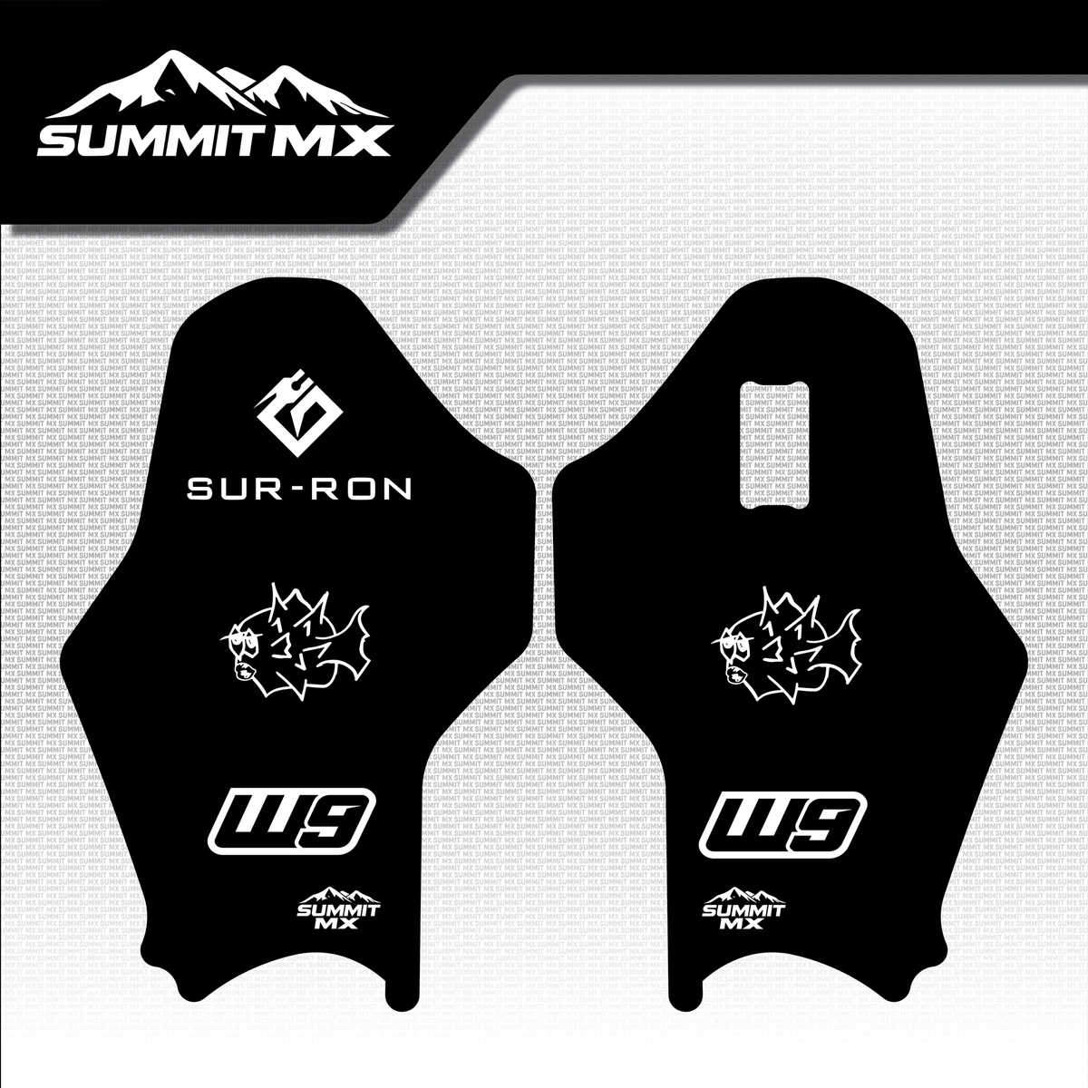 Surron Hyper Bee Fork Guard Decals – 9 Vinyl Finishes