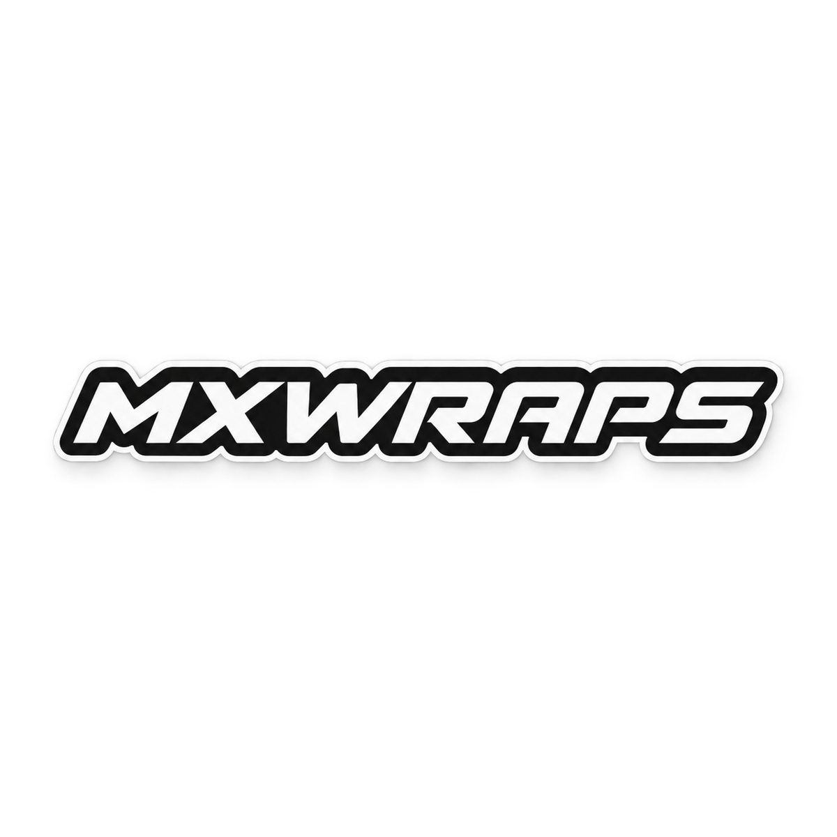 MXWraps wordmark logo sticker