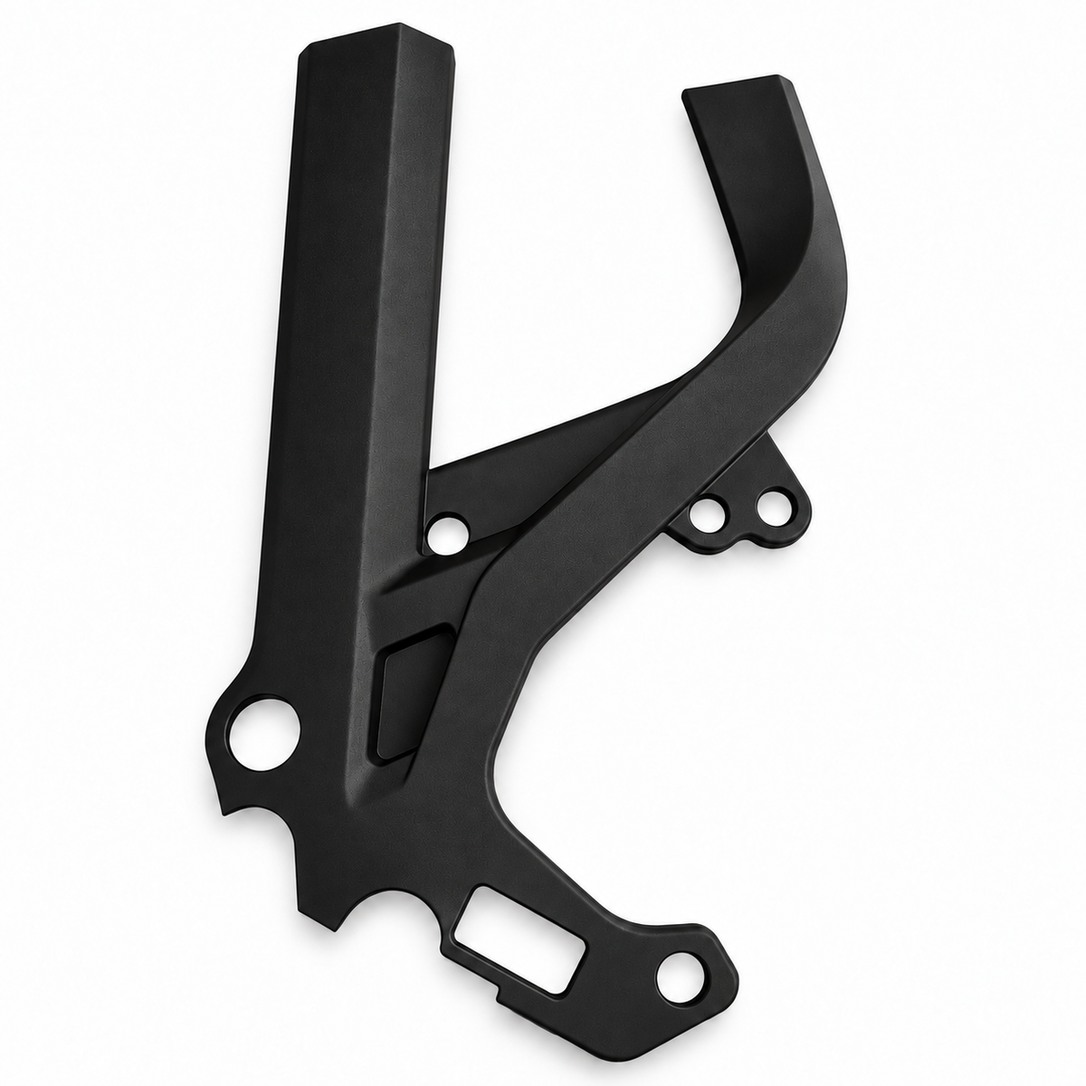 Matte Black Surron Light Bee X frame guards with a non-gloss black finish