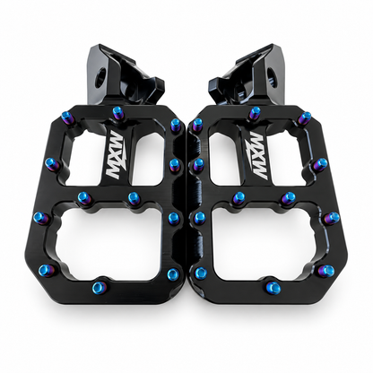Titanium Black Wide Pegs