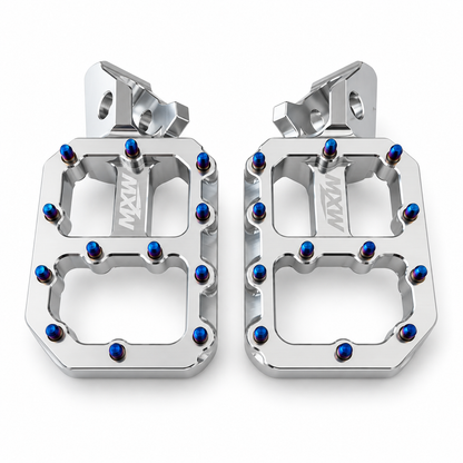 Titanium Chrome Wide Pegs