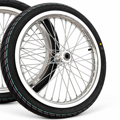 CST 17-Inch Chrome Talaria XXX / MX3 / MX4 Supermoto Wheelset
