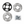 12” CHROME Supermoto Wheel Set Kit Tuttio/Yozma/HeyBike/Razor
