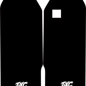 TXC vinyl decals for OEM Talaria fork guards