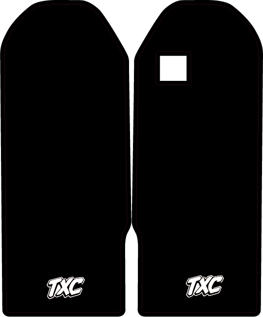 TXC vinyl decals for OEM Talaria fork guards