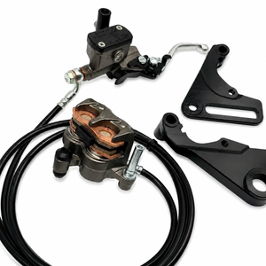 Mounting components for the Yozma, Tuttio, Strike and Heybike rear brake conversion kit